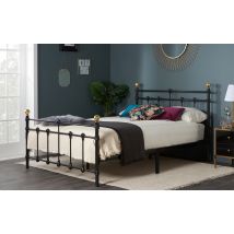 Birlea Atlas Metal Bed Frame, Single, Black