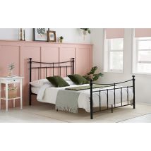 Birlea Emily Metal Bed Frame, Small Double, Black
