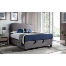 Novo Clione Ottoman Bed Frame, Superking, Vogue Grey
