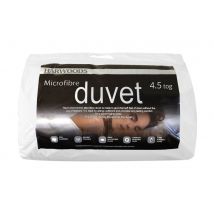 Harwoods 4.5 Tog Microfibre Duvet, Single