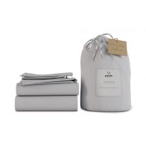 Panda Bamboo Bedding Set, Single, Pure White