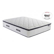 SleepSoul Bliss 800 Pocket Memory Pillow Top Mattress, Small Double