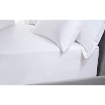 Five Star Hotel Concept Percale Fitted Sheet, King Size, Latte
