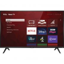 40" TCL 40RS520K Roku  Smart Full HD HDR LED TV, Black