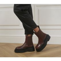 Alias Mae Pixie Chelsea Boots CHOCOLATE,Brown,Natural