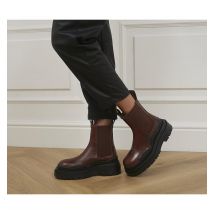 Alias Mae Pixie Chelsea Boots CHOCOLATE,Brown,Natural