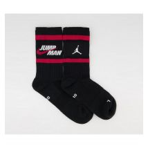 Jordan Legacy Jumpman Crew Socks BLACK GYM RED WHITE,Black