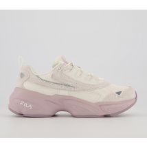 Fila Hypercube Trainers SNOW WHITE BURNISHED LILAC,White