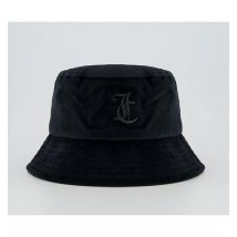 Juicy Couture Eleana Velour Bucket Hat BLACK,Black,Pink