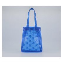 Juicy Couture Nichole Mongram Sheer Tote Bag AQUA,Blue