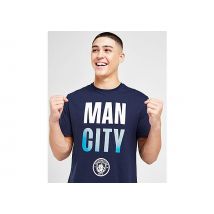 Official Team Manchester City FC Block T-Shirt - Herren, Navy
