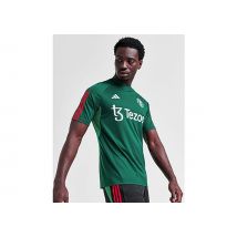 adidas Maillot d'entraînement Manchester United FC - Collegiate Green / Core Green / Active Red, Collegiate Green / Core Green / Active Red