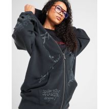 Ed Hardy Sweat à capuche Zippé Skull Boyfriend - Noir, Noir