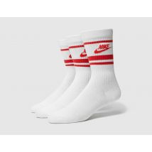 Nike 3-Pack Essential Stripe Socks, White