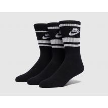 Nike pack de 3 calcetines Essential Stripe, Black