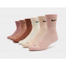 Nike calcetines Everyday Cushioned Training Crew pack de 6, Brown