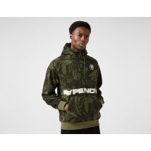 AAPE By A Bathing Ape Badge Fleece Hoodie, Green