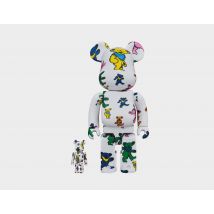 Medicom BE@RBRICK Grateful Dead Dancing Bears 100% 400%, White