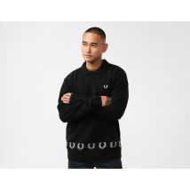 Fred Perry Laurel Wreath Knitted Crewneck Sweatshirt
