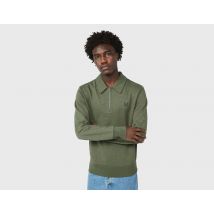 Fred Perry Zip Neck Collared Sweatshirt