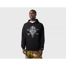 ICECREAM Rhinestone Cones & Bones Hoodie, Black
