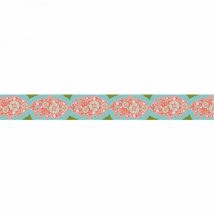 Tilda Jacquard Ribbon Teal
