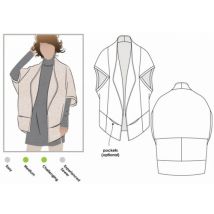 Style Arc Paper Sewing Pattern Violet Jacket