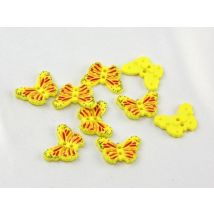 Dill Butterfly Buttons (Value Pack) Yellow