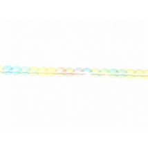 Essential Trimmings Strung Single Sequin Trim Clear Opalesque