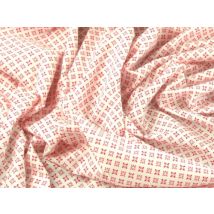 John Louden 100% Cotton Poplin Fabric White