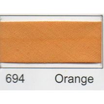 Essential Trimmings Polycotton Bias Binding Tape Orange