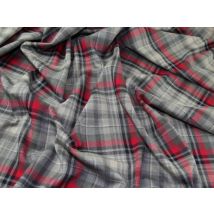 John Louden Viscose Suiting Fabric Grey Multi