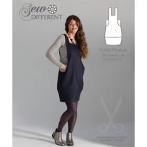 Sew Different Paper Sewing Pattern Scoop Pinafore