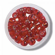 Trimits Glass E Beads (Value Pack of 5) Red