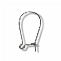 Trimits Kidney Ear Wire Findings (Value Pack of 5) Silver