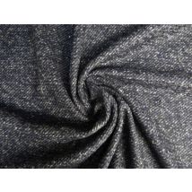 Lady McElroy Donegal Tweed Coating Fabric Navy