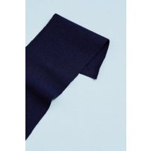 Mind The MAKER Organic Cotton Rib Stretch Knit Fabric Navy Blue