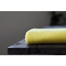 Mind The MAKER Organic Bias Interlock Stretch Knit Fabric Flashing Yellow