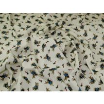 Rose and Hubble 100% Cotton Poplin Fabric Ivory