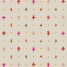 Art Gallery Fabrics Andina 100% Cotton Poplin Fabric Awaska Vermilion