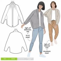Style Arc Paper Sewing Pattern Palermo Knit Jacket