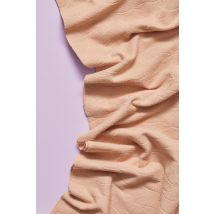 Mind The MAKER Organic Jacquard Textured Stretch Knit Fabric Rose
