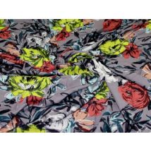 John Kaldor Madrid Crepe Fabric Grey