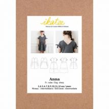 Ikatee Paper Sewing Pattern Kids Anna Dress