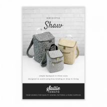 Sallie Tomato Paper Sewing Pattern Shaw Backpack