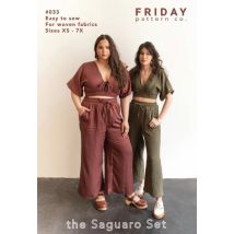 Friday Pattern Company Paper Sewing Pattern Saguaro Set