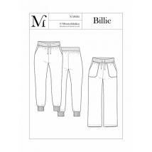 Monsterfabriken Paper Sewing Pattern Billie Sweatpants