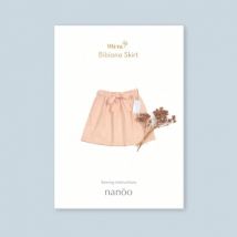 Nanoo Paper Sewing Pattern Mini Bibiana Skirt