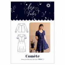 Lise Tailor Paper Sewing Pattern Comete Blouse & Dress
