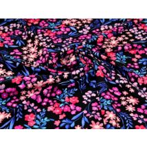 Minerva Exclusive Floral Carousel Viscose Challis POD Fabric Bright